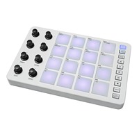 M-VAVE MIDI Controller Strike Pad RGB Backlight Keyboard BT Connection Low Latency 3.5mm Output Interface ith 16 Strike Pads