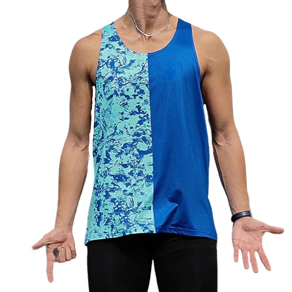 Athletics Tank Top Speed Fitness Shirt Sleeveless Men Run Vest Athlete Track Field Singlet
