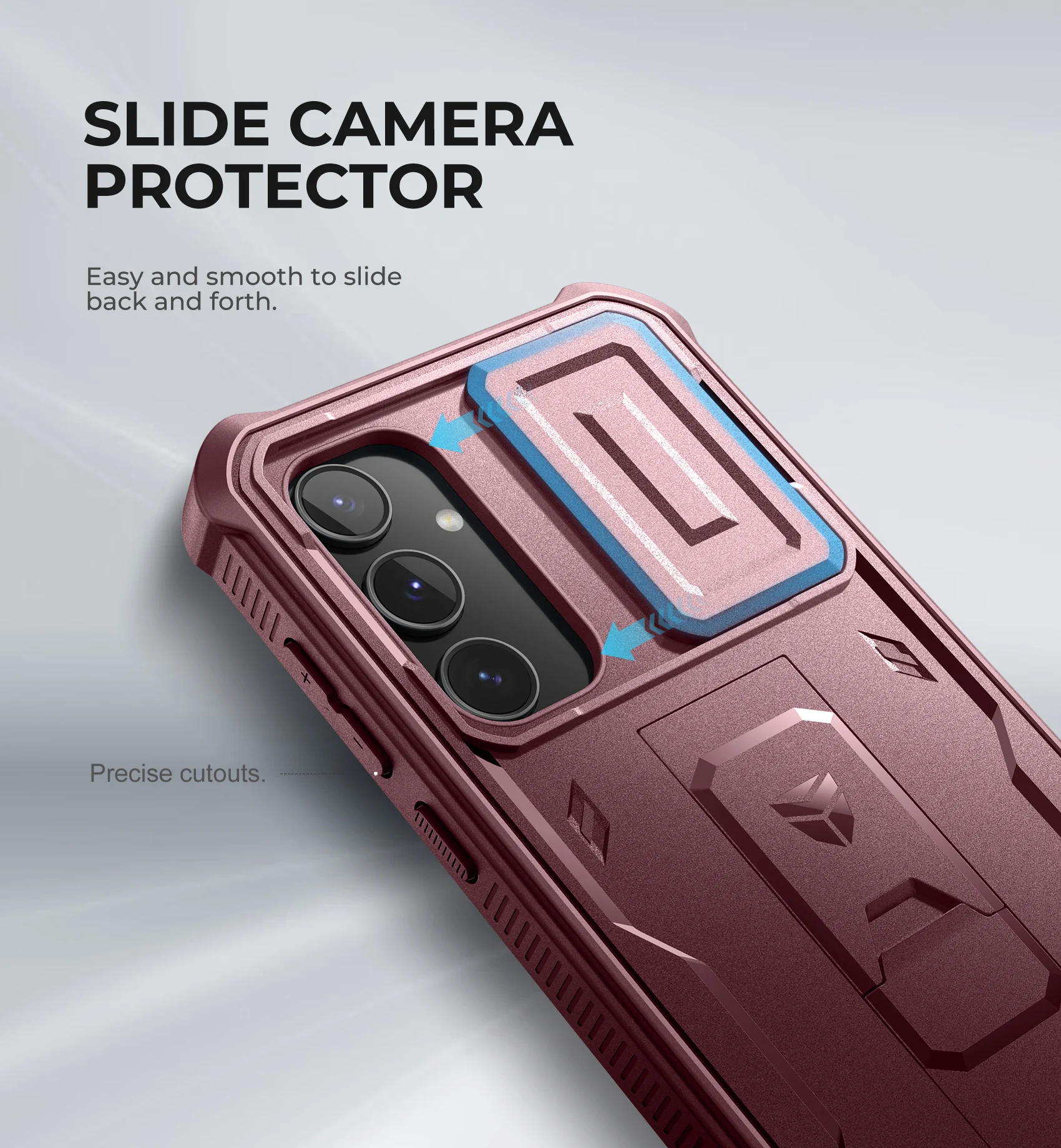 Para Samsung Galaxy A35 5G funda con Protector de pantalla cubierta de cámara soporte resistente grado militar funda de teléfono a prueba de golpes