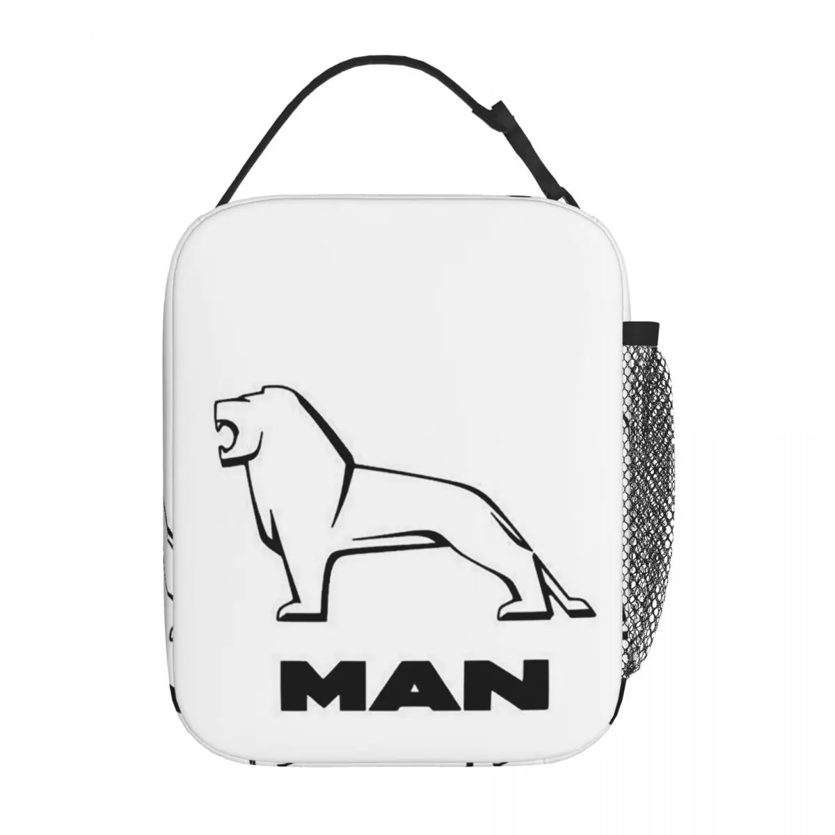 Man Truck Bus Dual-use Logo Insulated Lunch Bag for Women Children Leakproof Food Boxes Thermal Lunch Box Tote