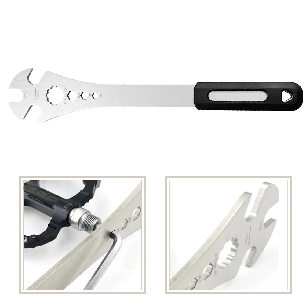 

1pc Pedal Wrench Long Handle Portable Repairing Wrench For Mountain Road Bike Maintenance Dismantling Crankset Spanner Cycling