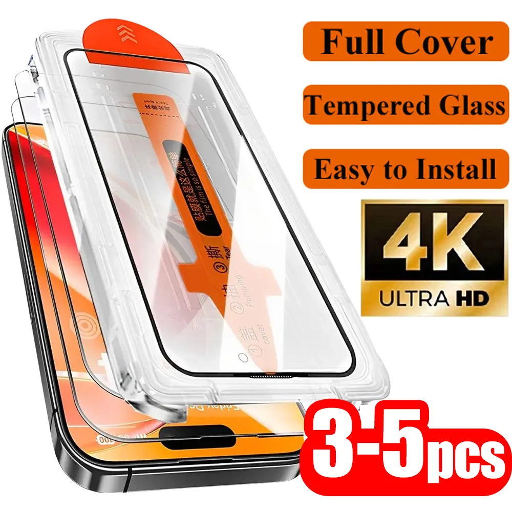 

3-5PCS 8K HD Oleophobic Coating Screen Protector For Samsung Galaxy A57 5G A56 A55 A54 A53 A52 A 57 Easy Install Tempered Glass