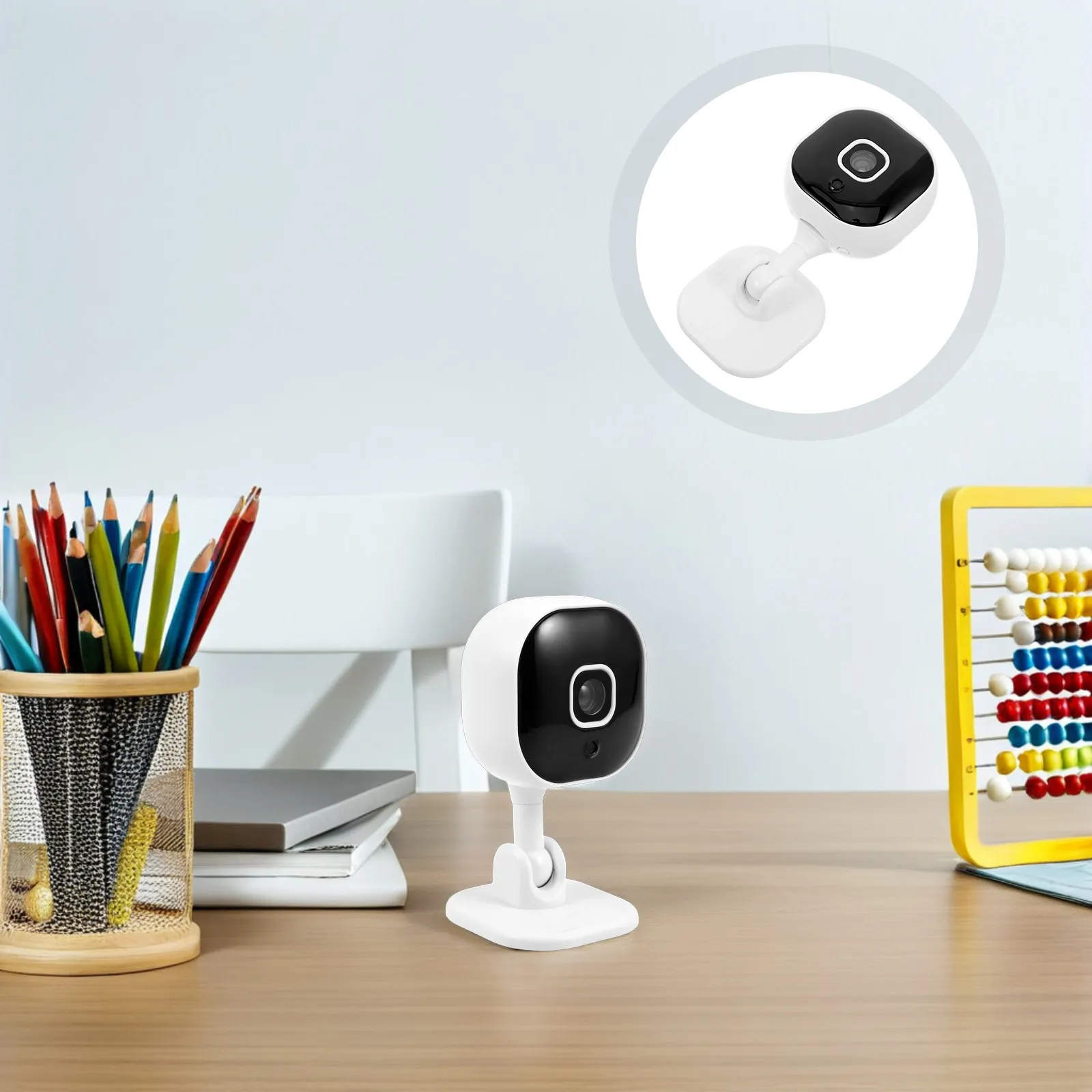 

Камера видеонаблюдения для помещений 1080P HD с ночным видением и датчиком движения для домашнего использования, наблюдения за детьми и домашними животными