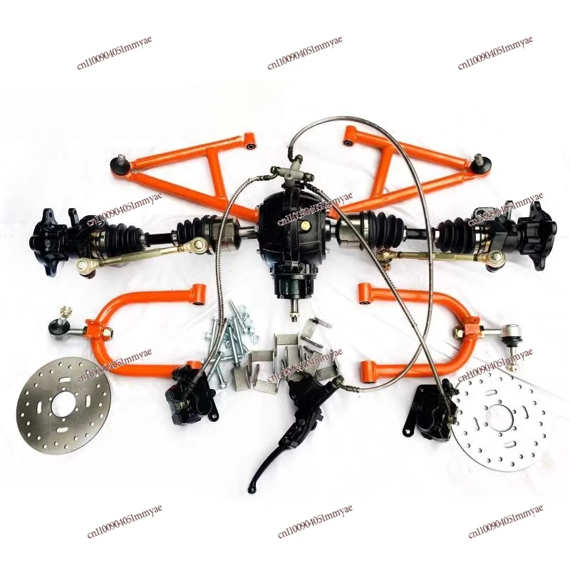 

Modified kart accessories, ATV four-wheel drive front and rear independent suspension system tooth bag rocker arm claw flange