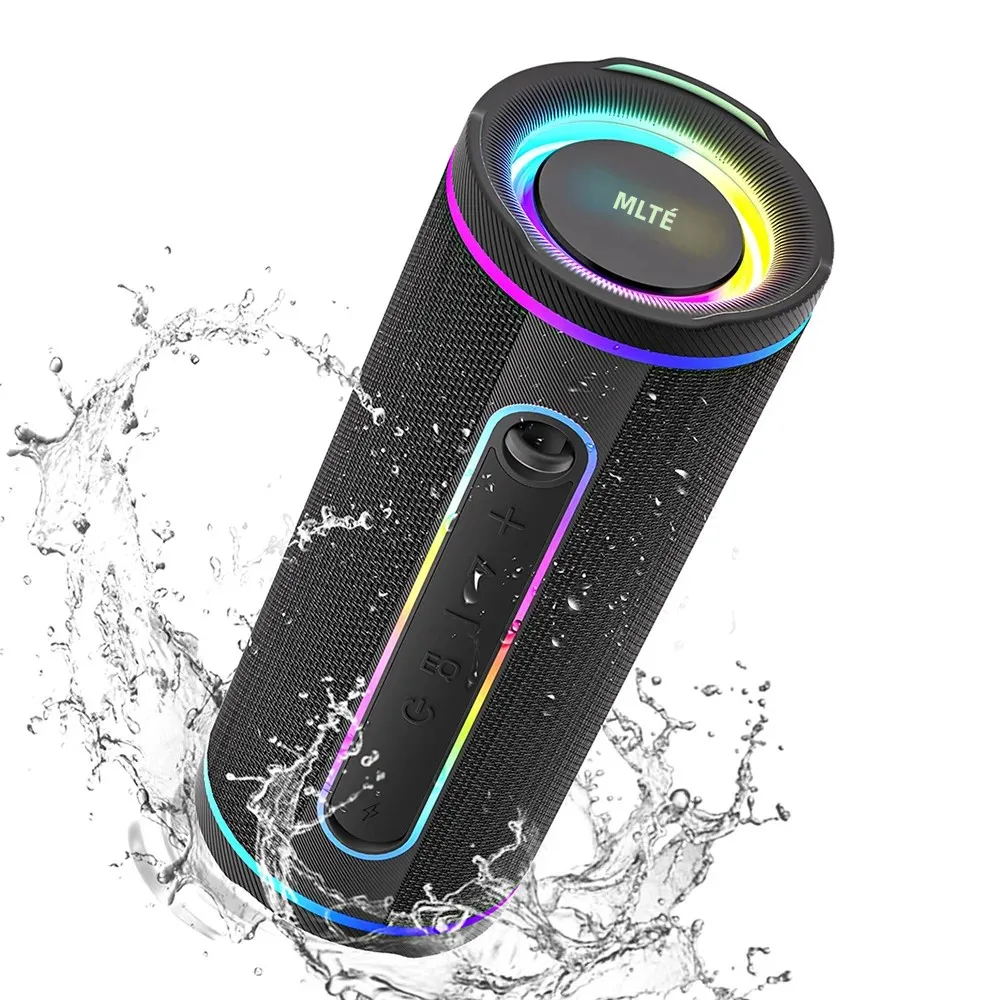 mlove-one-touch-bass-bluetooth-speaker-bluetooth-54-30w-powerful-sound-rgb-lights-ipx7-waterproof-tws-connectivity