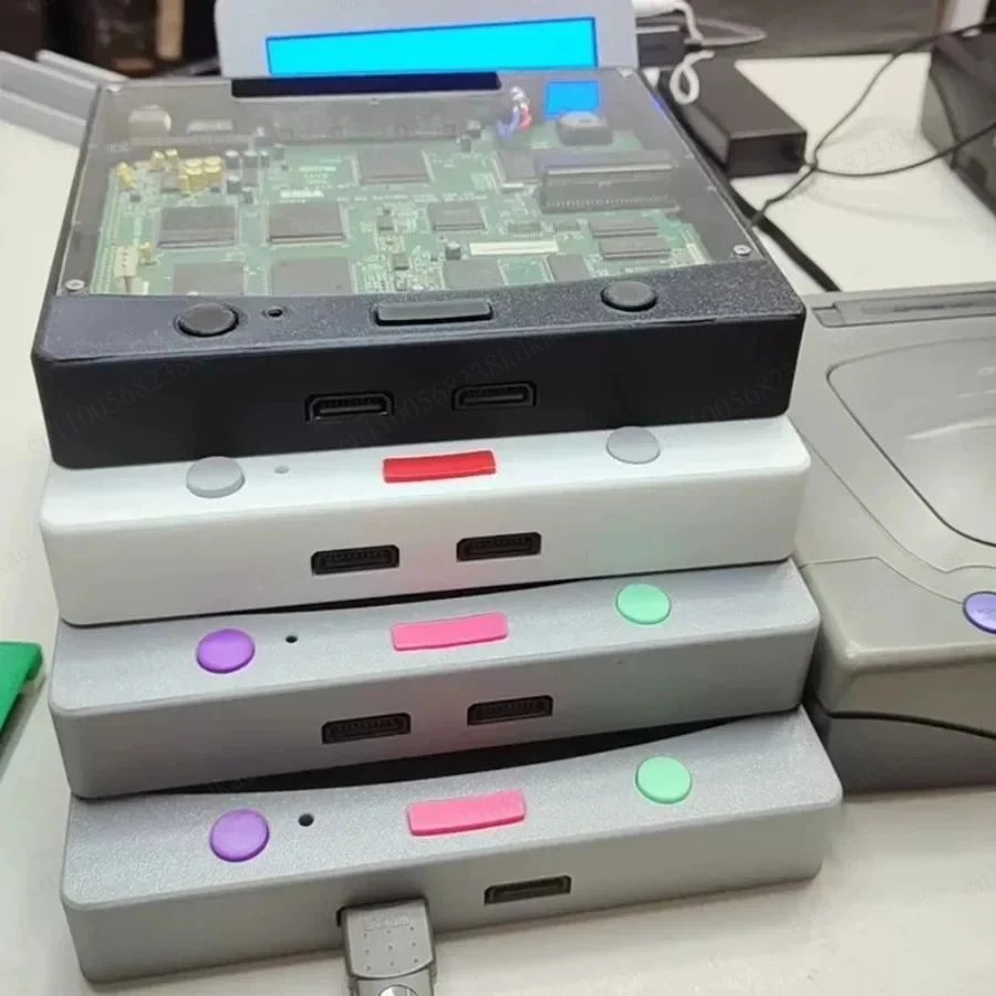 Transparent Shell Storage Expansion Hardware Module For Vintage Retro Game Hardware