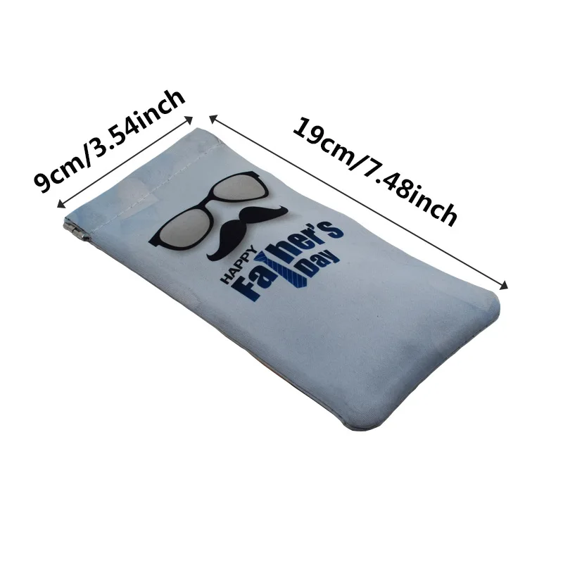 Thermal Sublimation Glasses Cover Blank For DIY Printed Thermal Transfer Glasses Spring Buckle Velvet Protective Cover