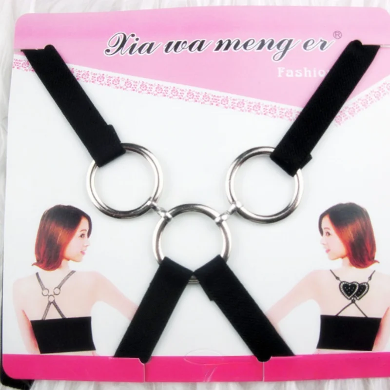 Moda ropa interior Invisible cinturón Sexy detrás del arco correa de hombro Sexy cinturón cruzado sujetador correa de hombro sujetador