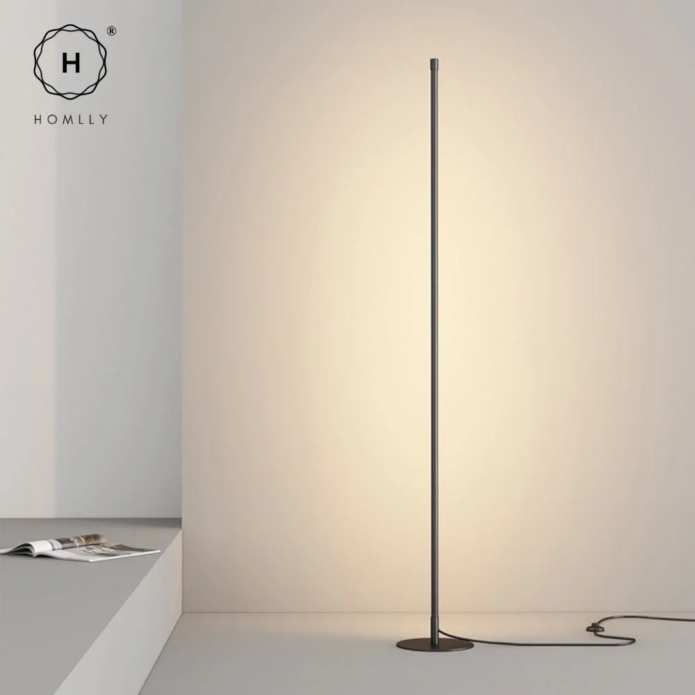 Homlly Minimalist Dimmable Corner Lighting Standing Tall Floor Lamp