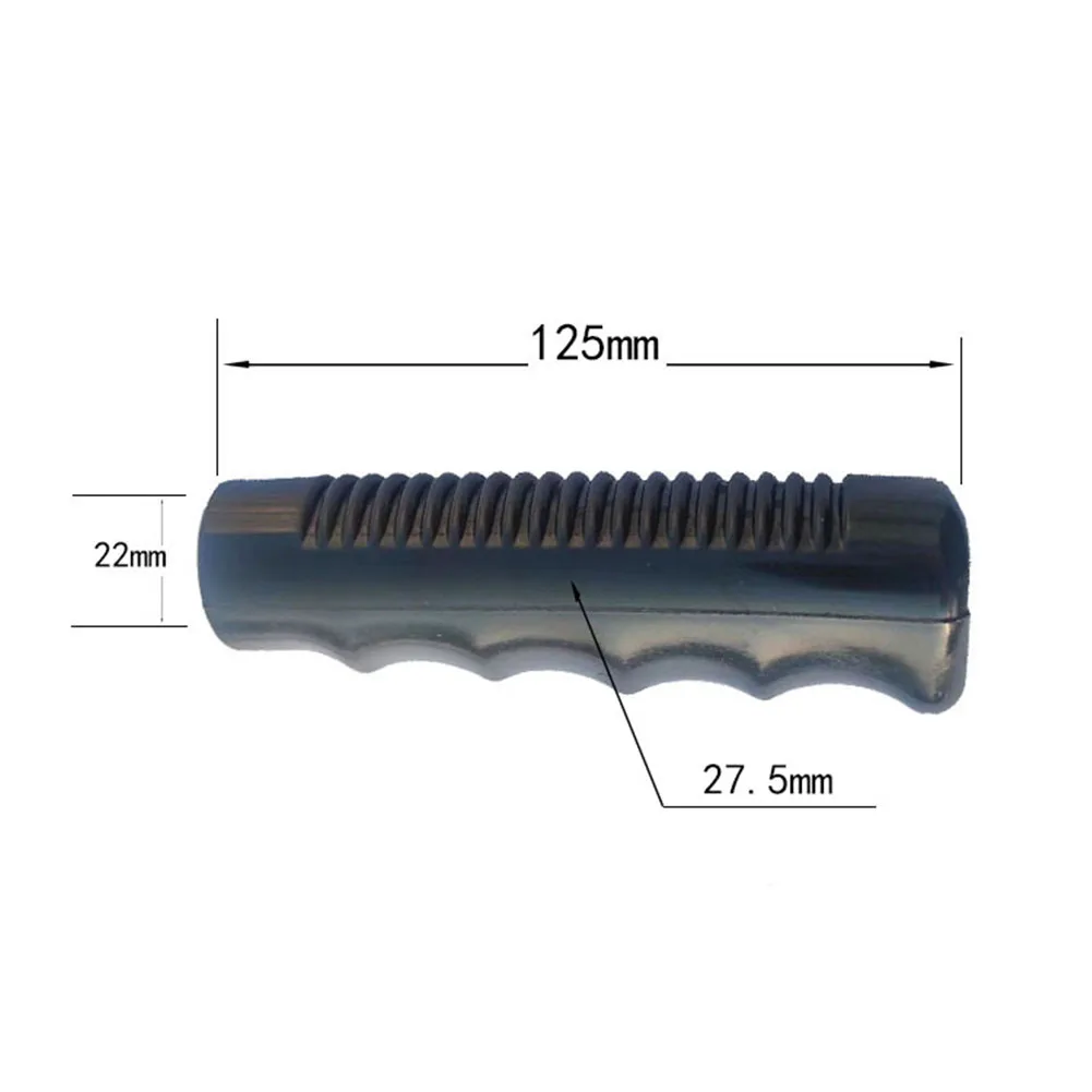 Imagem -05 - Round Tubes Replacement For Wheelbarrow Black Rubber Handles Universal Trucks Bicycle Turn Handles Pcs 125 mm x mm 21 mm 22 mm 24 mm 25 mm