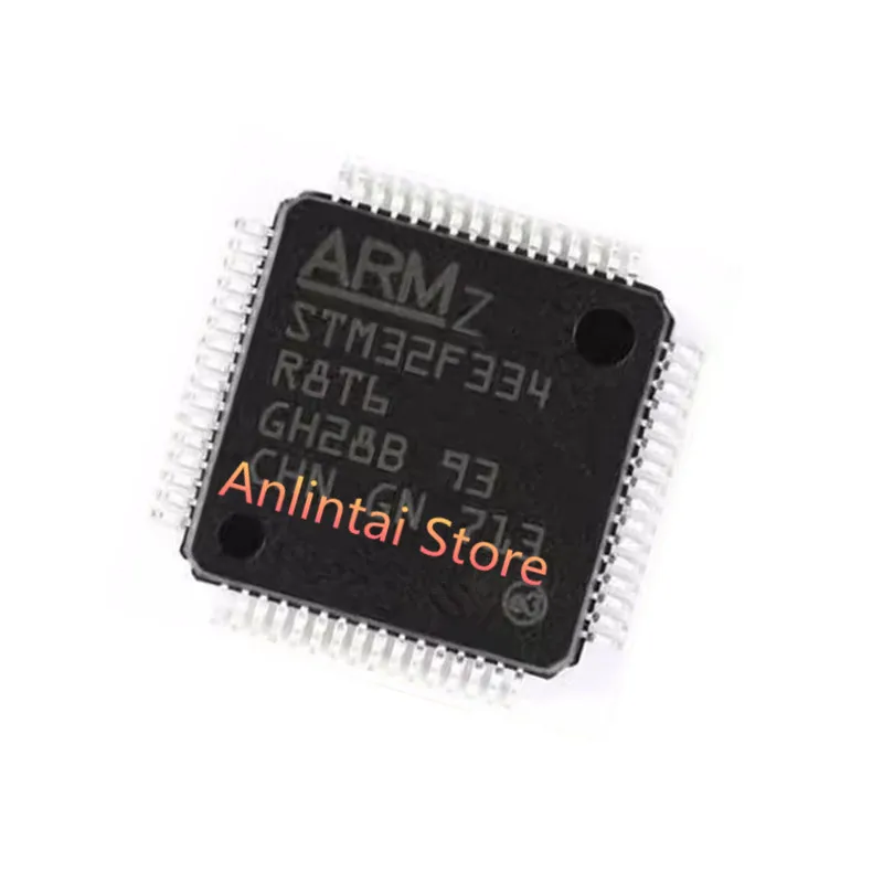 2PCS  STM32F334C8T6  STM32F334R8T6   STM32F334  LQFP  IC MCU 32BIT 64KB FLASH  Origina