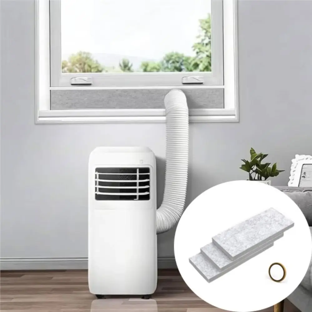 Adhesive Strips Foam Thermal Panels Adjustable Insulation Vent Kit Noise Reducing Panels Window Insulation Set of 3
