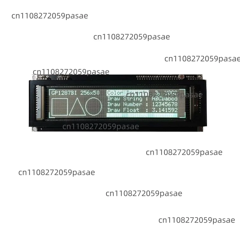 Fluorescent Display 6.1 Inches VFD256x48 Fluorescent Graphic Dot Matrix Display Module 1PCS