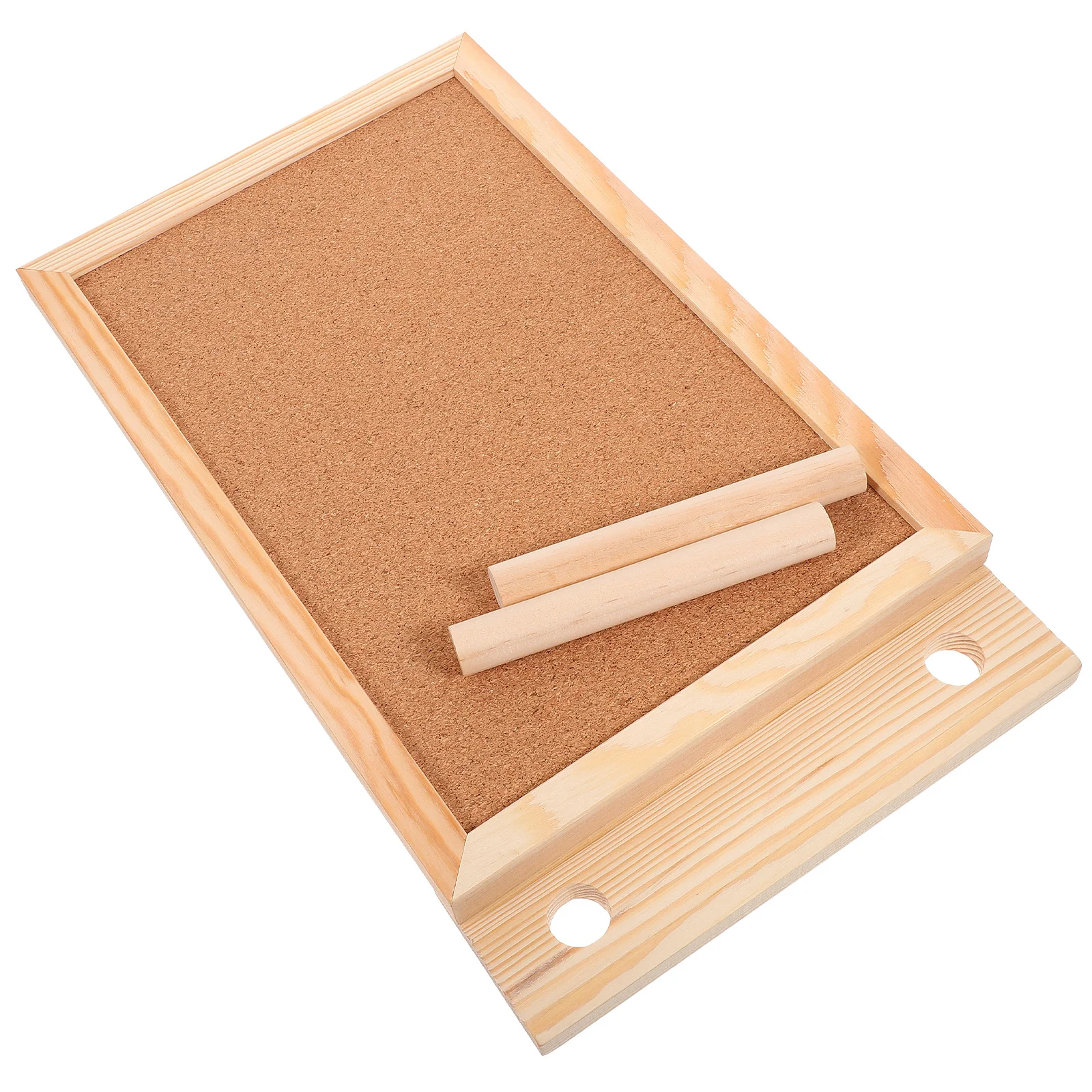1 set 1 Set Desktop Cork For Office Decorative Message Bulletin Board Display Memo Notice Reminder Board Study Classroom
