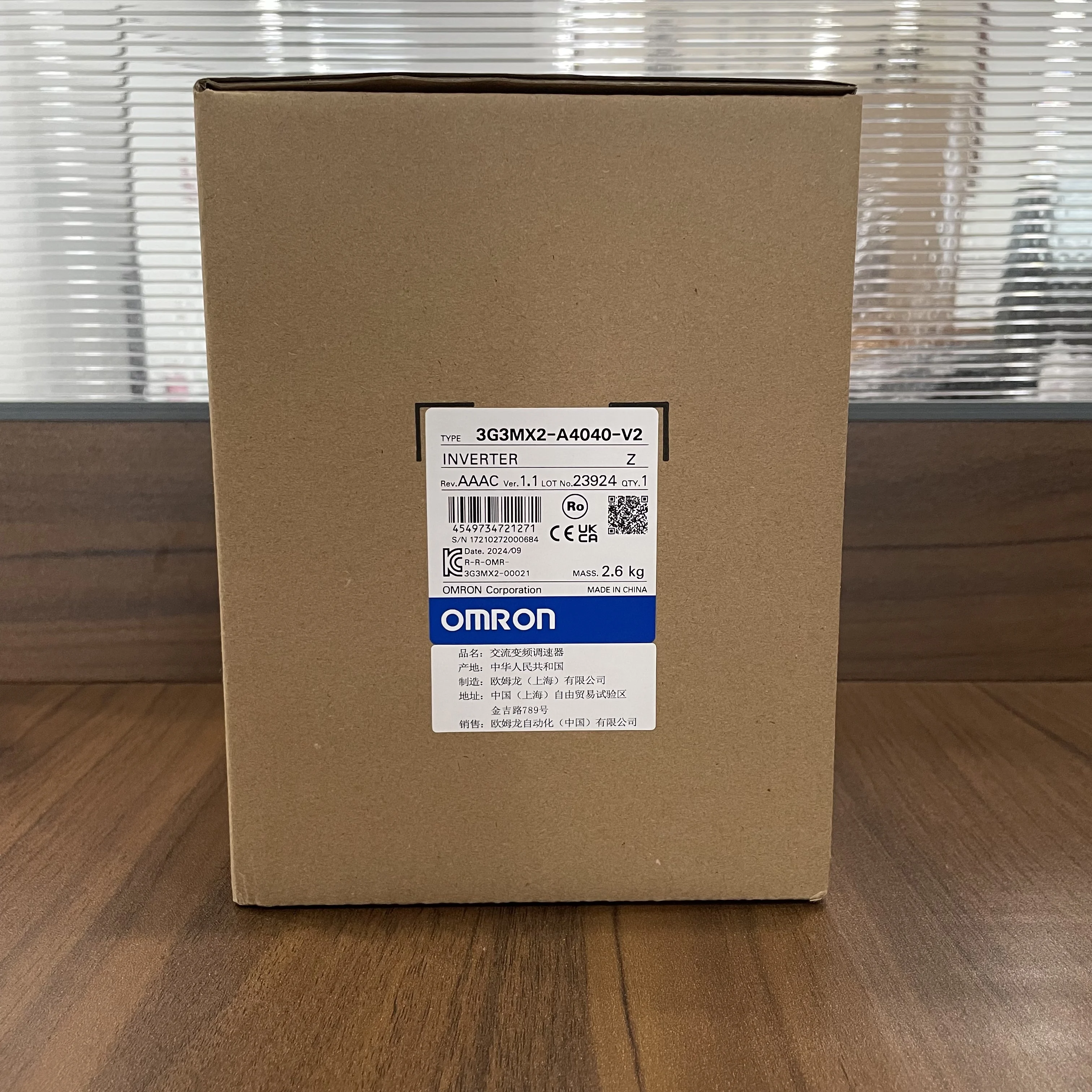 Three-Phase AC380-480V Variable Frequency Converter 3G3MX2-A4040-V2 Current Vector Control Built-in RS-485 Modbus 3 Phase Power