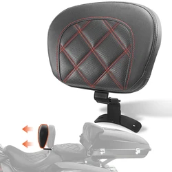 Motorcycle Front Driver Rider Backrest Pad Mounting Accessories For Harley Touring Road King Road Glide Street Glide 2009-2025