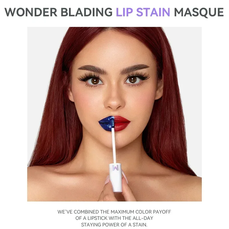 

Wonder Blading Lip Stain Peel Off Proof Pink Tint Matte Finish Peel Off Lip Stain lip gloss