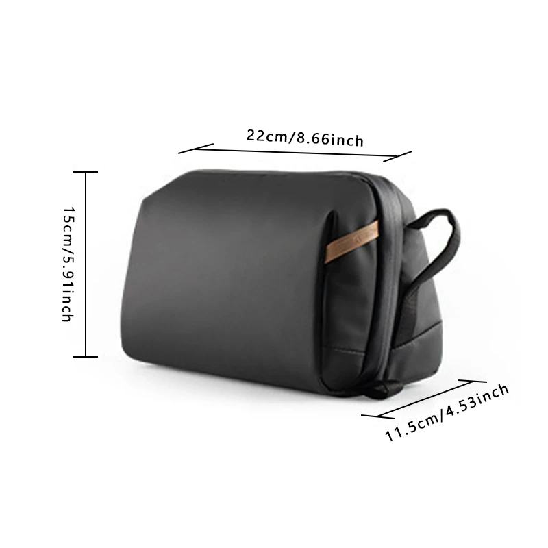 

Large Capacity Wet and Dry Separation Toiletry Bag Portable Travel Cosmetic Bag Multifunction Waterproof Wash Makeup Storage Bag