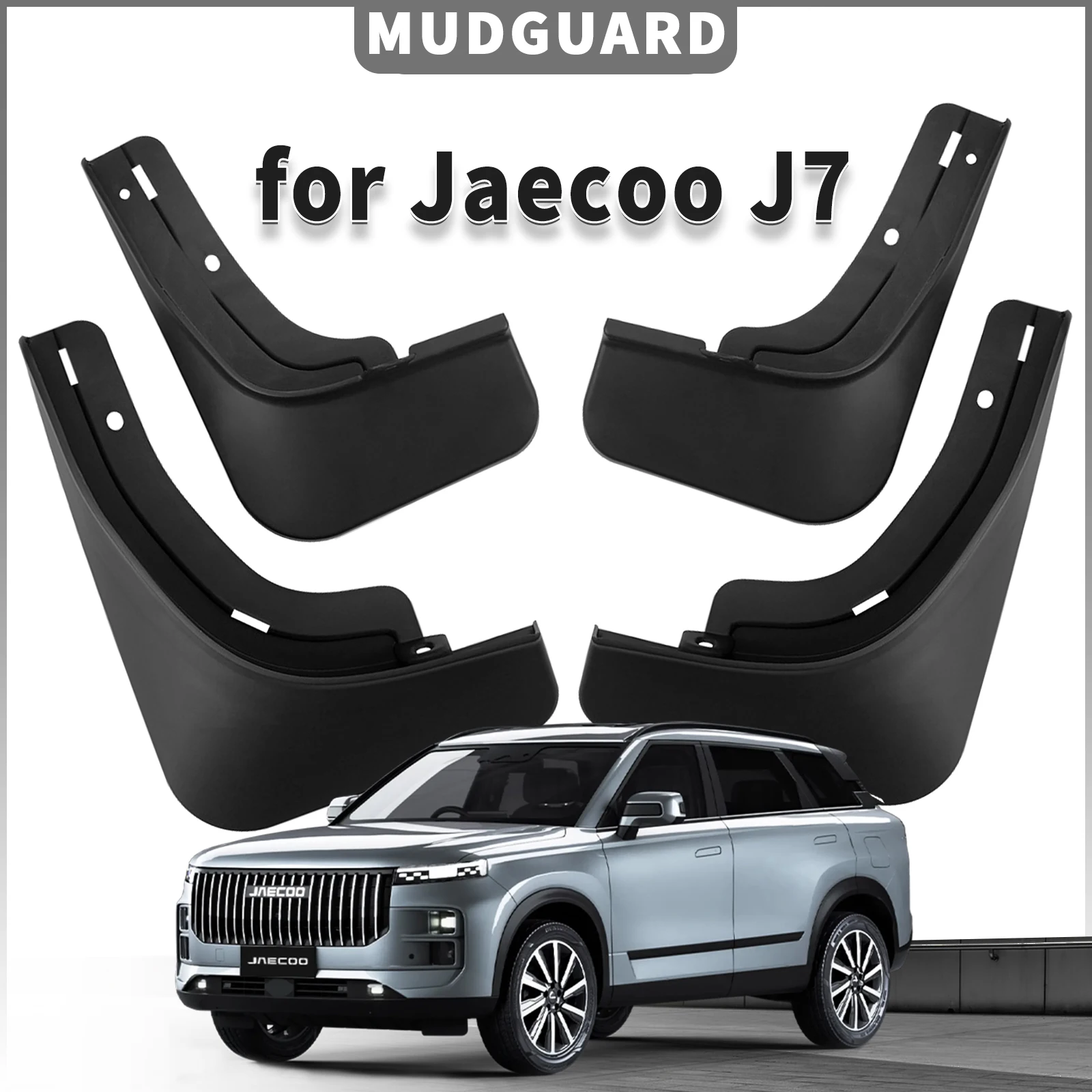

for Jaecoo J7 7 2024 2025 2026 Mudguards Mud Flaps Splash Guards Front Rear Wheels Fender Car MudFlaps Accessories