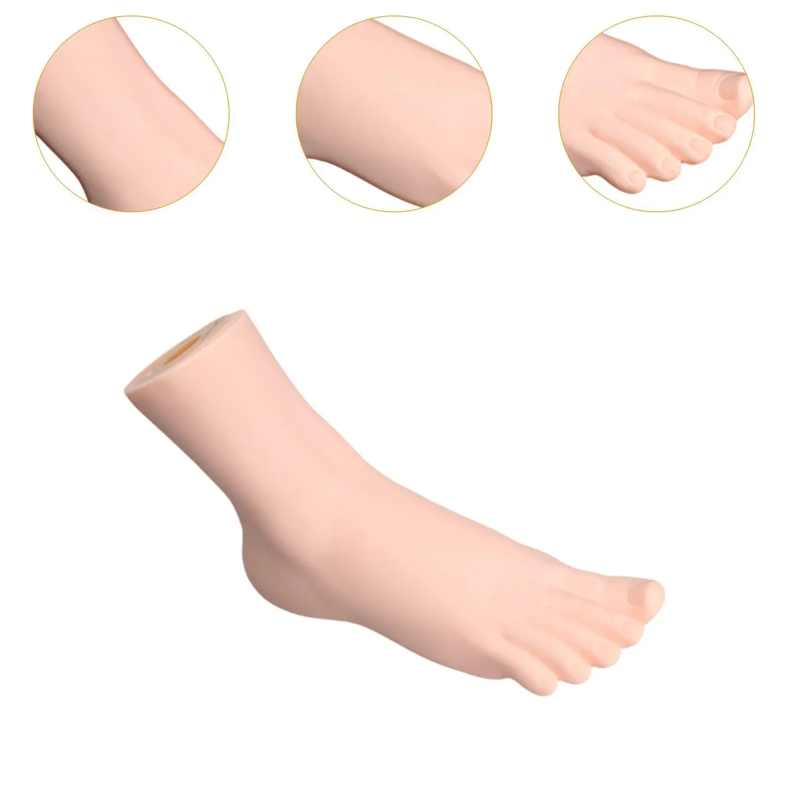 عارضة أزياء تدليك القدم ممارسة مرنة وناعمة الكاحل سوار القدم وهمية نموذج القدم لعرض الأحذية الجوارب متجر التجارية #5