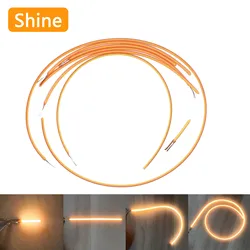 10pcs 25mm 80mm 110mm 128mm 190mm 352mm DC3V Co directional electrode Edison Bulb COB LED Flexible Filament Lamp Parts Diodes