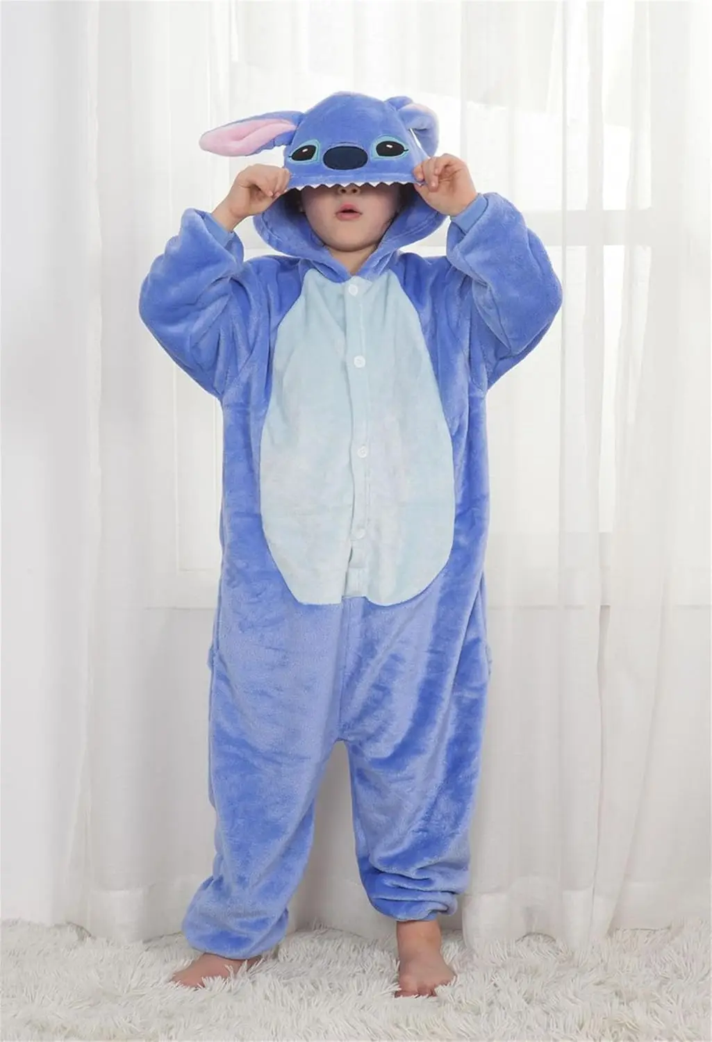 Animals Unisex Kids Anime Cosplay Costume School Party Student Play Games One-Piece Pajamas Jumpsuits winter pajamas onesie