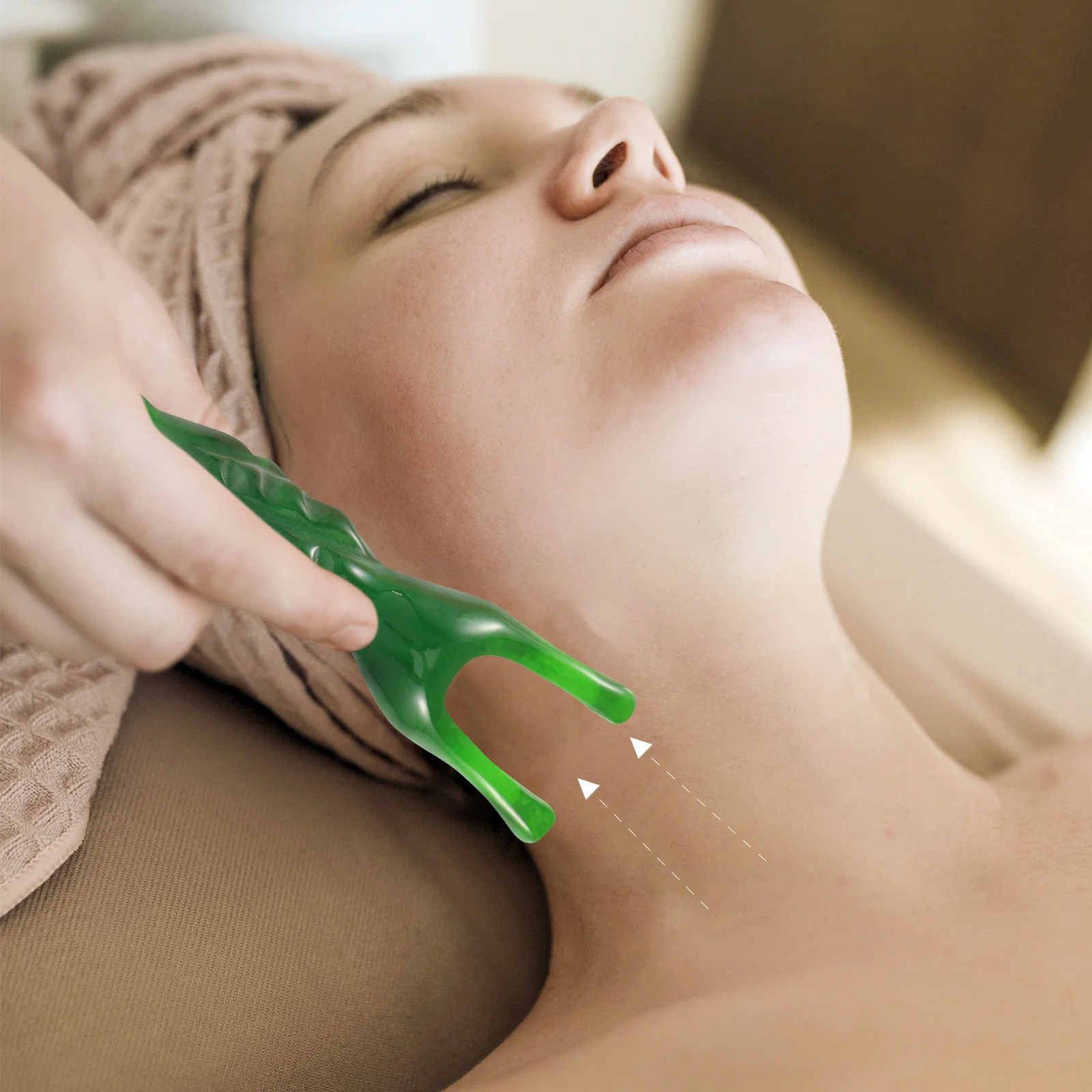 

2 шт., скребковая массажная доска Гуаша, массажер для тела, лица, шеи, портативный домашний инструмент для красоты, скребковая пластина для ухода за детьми