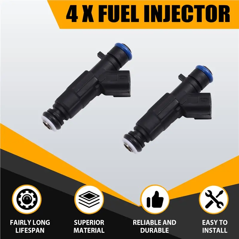 A95E-For Yuan Jing Geely Dorsett 1.8L Vision Seaview 4G18 Fuel Injector 0280156299 4Pcs Injection 0 280 156 299 NEW