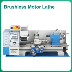 브러시리스 모터 금속 선반, 모든 스틸 기어 선반, 스핀들 보어 홀, 125mm 척, WM210V, 1100W, 850W, 1.1kw