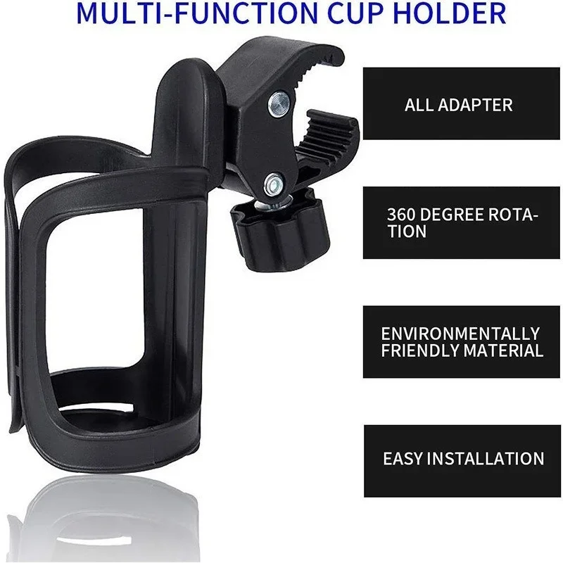 Motorcycle Water Cup Holder Universal Drink Holder Motorcycle Handlebar Bottle Holder Nylon Adjustable Accesorios Para Moto