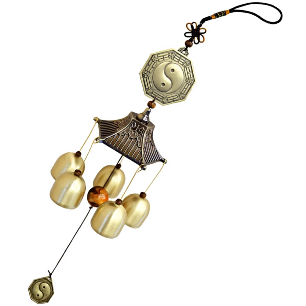 

Handcrafted Copper Wind Chime with Deep Tone for Outside Garden Home Office Fengshui Decor Yoga Space Zen Chimes