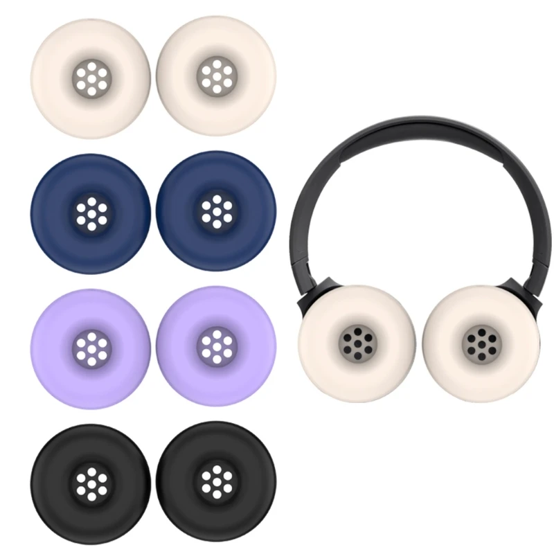 

Replacement Silicone Ear Pad for Tune 520BT Headphones Washable Earpads Covers Accessories Headphones Ear Pad Covers