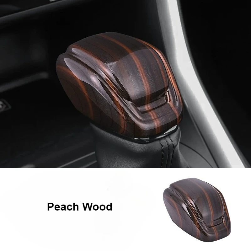 Car Gear Shift Knob Gear Head Cover Trim Accessories For Toyota RAV4 2020 - 2025 Highlander Crown Kluger Venza Camry