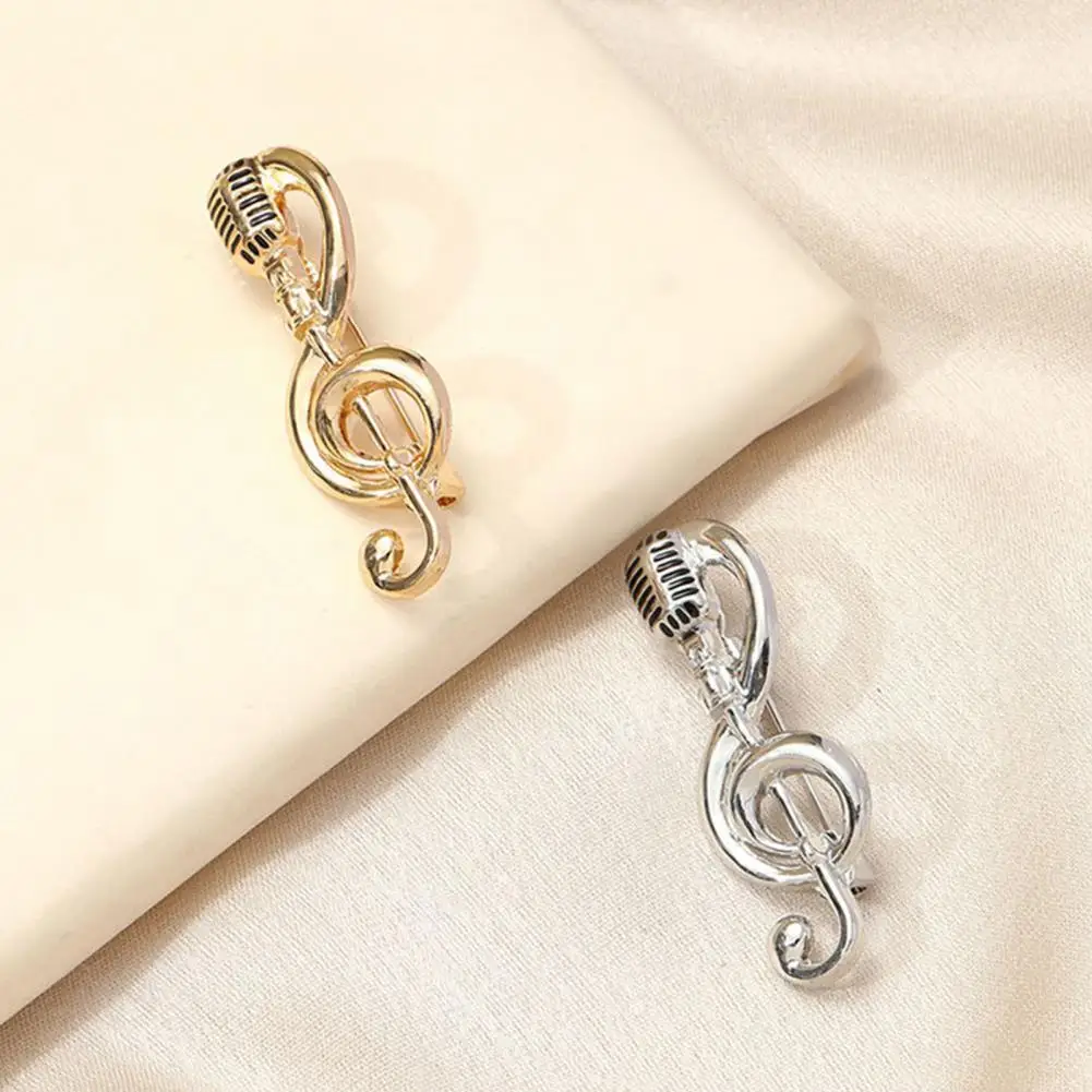 Professional Microphone Accessory Microphone Lapel Clip Women’s Microphone Brooch Pin Durable Alloy Lapel Pin with for Coats