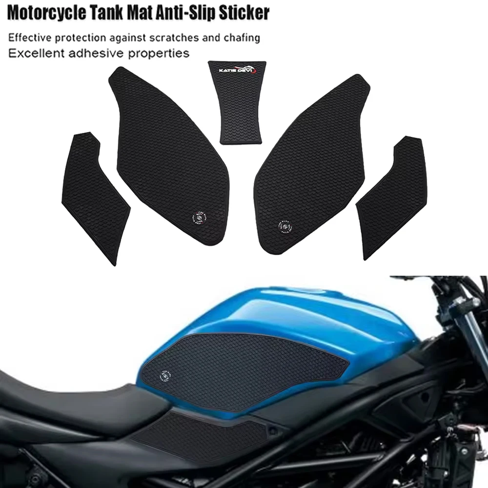 

Новая боковая накладка на топливный бак мотоцикла, защитные накладки на бак, наклейки, наклейка, газовая накладка на колено, для SV650 SV650X 650 23-2024