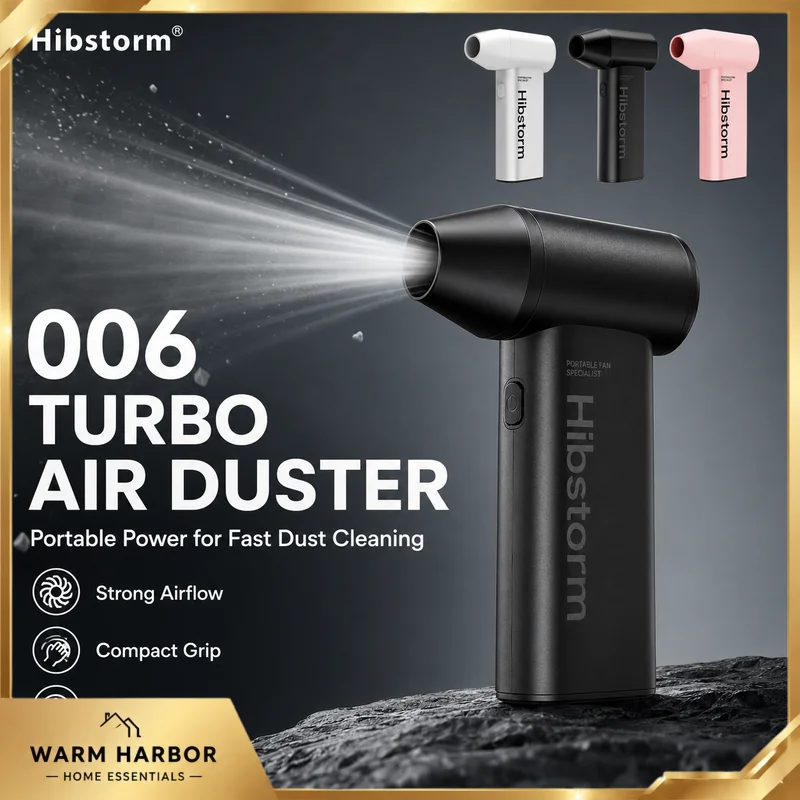 Hibstorm 006 Турбовентилятор Мощный Электрический Воздушный Пистолет для Очистки от Пыли для Компьютерной Клавиатуры, Автомобиля, Домашней Электроники