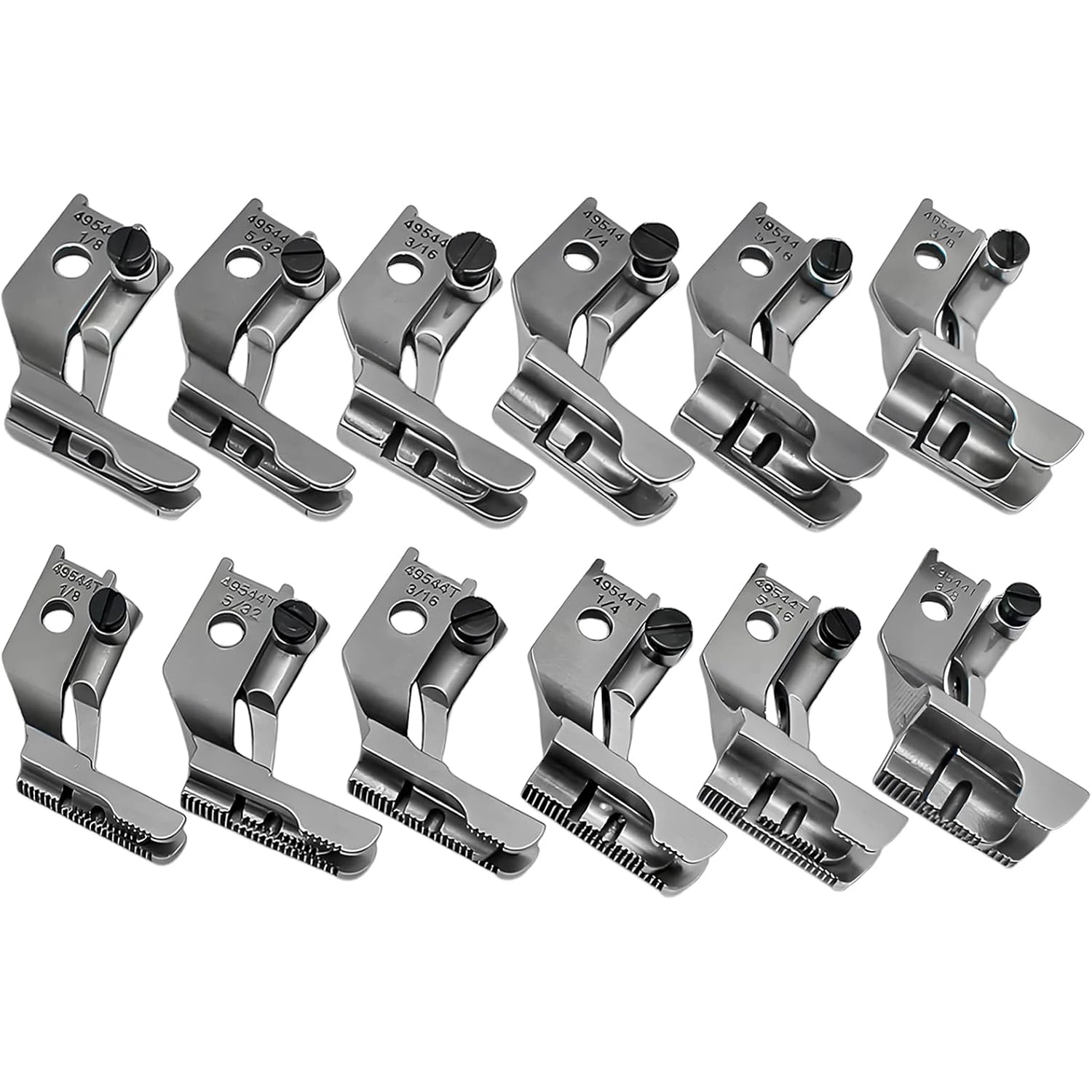 12 قطعة/المجموعة الصلب مزدوجة تو الأنابيب Welting المشي القدم ل Pfaff 145 335 545 1245 آلات الخياطة اكسسوارات