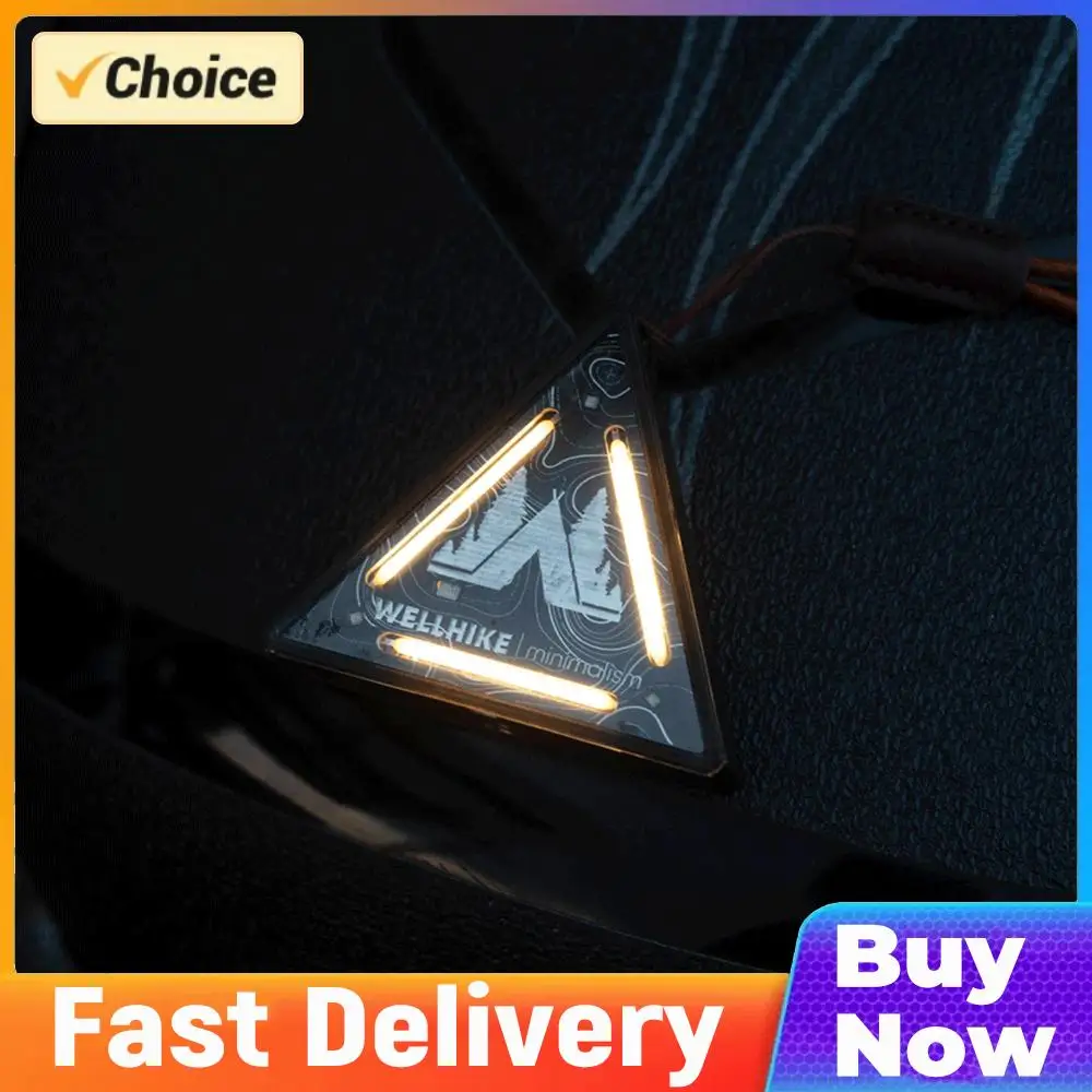LED Outdoor Mini Direction Light with 4 Lighting Modes Type-C Charging Night Riding Warning Light for Hiking Fishing