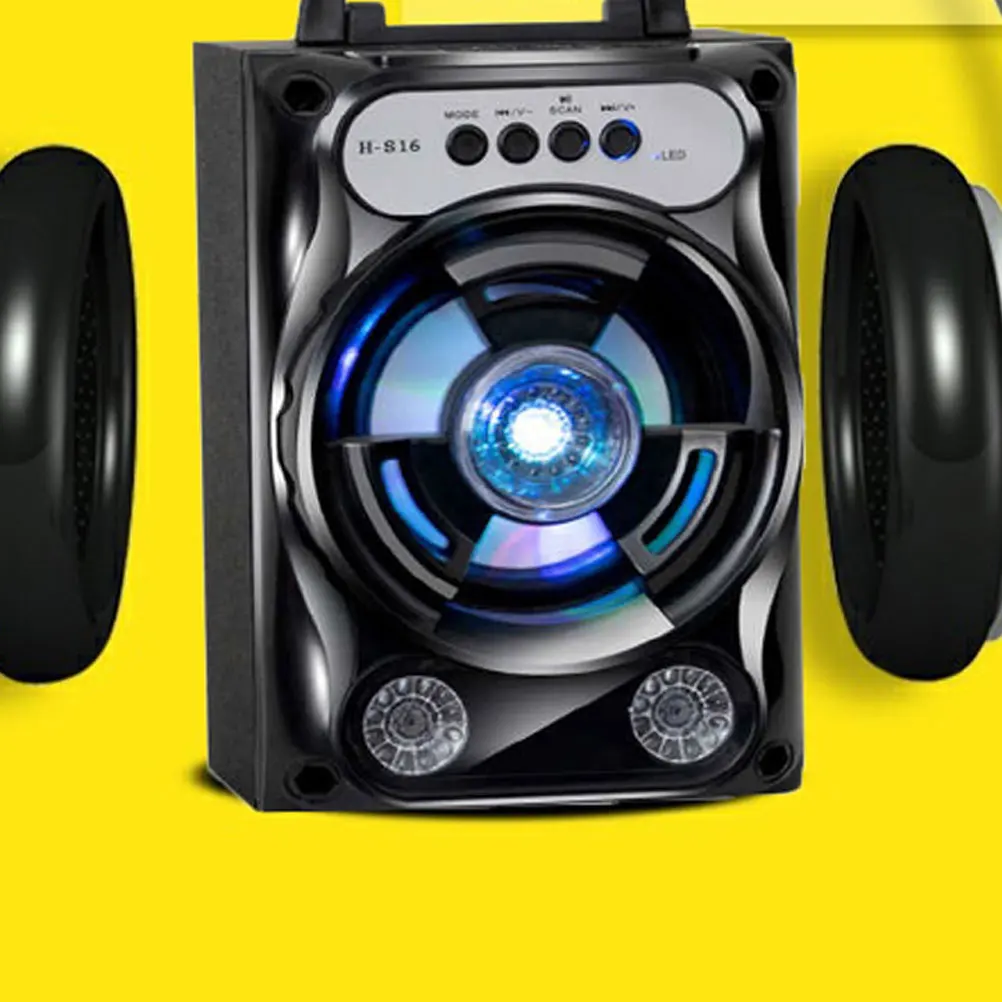 

1pc Handheld Speaker Powerful Sound Wireless Speakers Portable Audio Dustproof Shockproof Built-in Power Bank Card Support