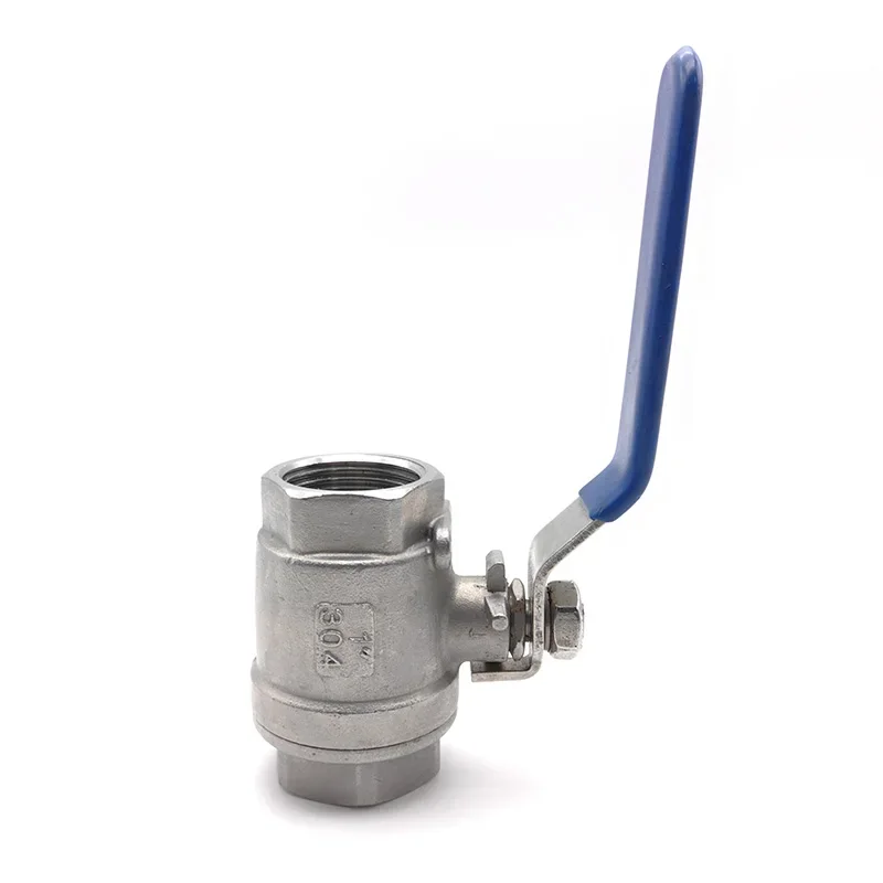 304/316L Stainless Steel 2-Piece Ball Valve, BSPT Internal Thread Full Bore Valve 1/4