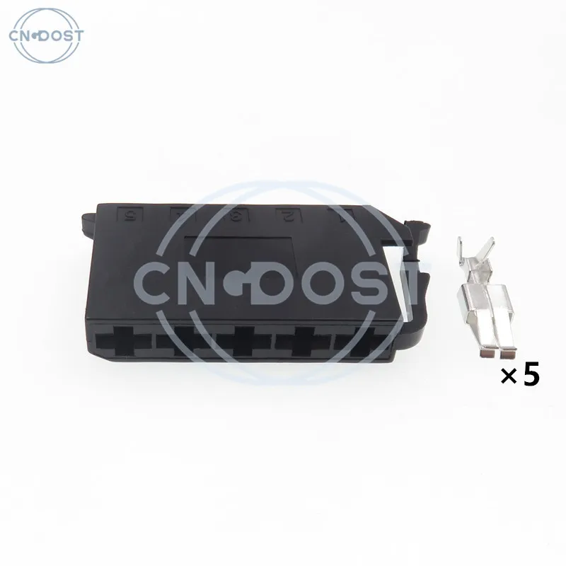 1 Set 5 Hole 1H0 953 637 Automotive Cable Socket AC Assembly Auto Connector 1H0953637 With Terminals