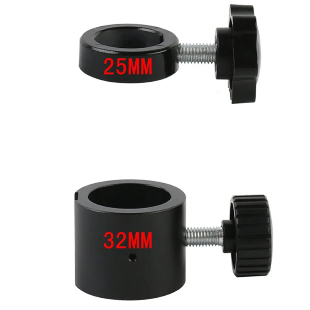 A154FHOT]32mm/25mm Stereo Microscope Metal Column Pillar Bar Adapter with Screw Fix Position Ring Holder 25MM