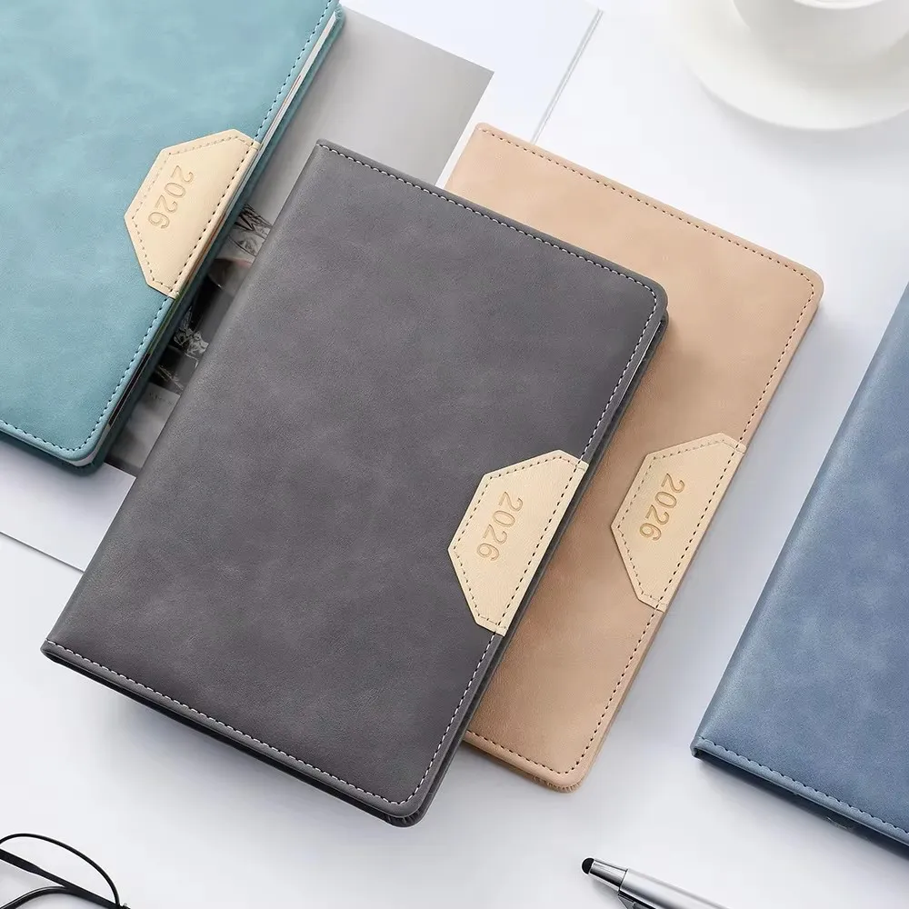 Personalize Logo 365 Day Work Efficiency Manual All-English Core Annual Planner Diary Notebook Office Calendar
