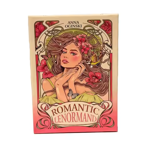 Romantic Lenormand Oracle Cards 37 Deck Art Nouveau English Vision Board Games for Party Family Women Deck