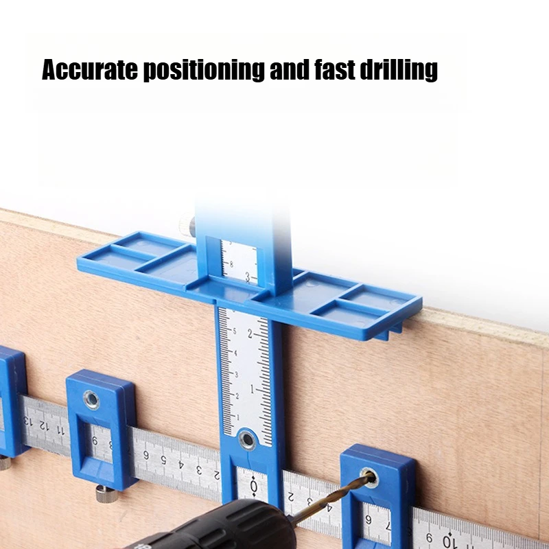 JUSTINLAU 1 Piece Woodworking Handle Drilling Locator Handle Locator Auxiliary Tool Cabinet Door Puncher Opener Positioning