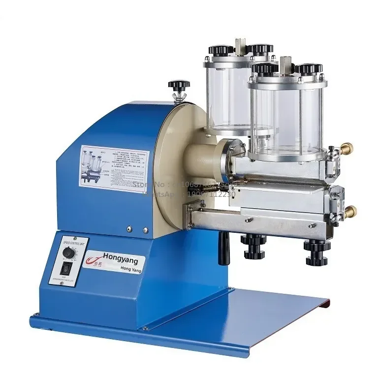 

HY-150 Double-Sided Gluing Machine for Shoes Semi-Automatic Shoe Insole Adhesive Applicator with Yellow Glue