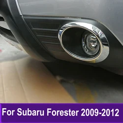 Front Fog Light Lamp Cover Frame For Subaru Forester 2009 2010 2011 2012 Foglamp Foglight Trim Car Accessories