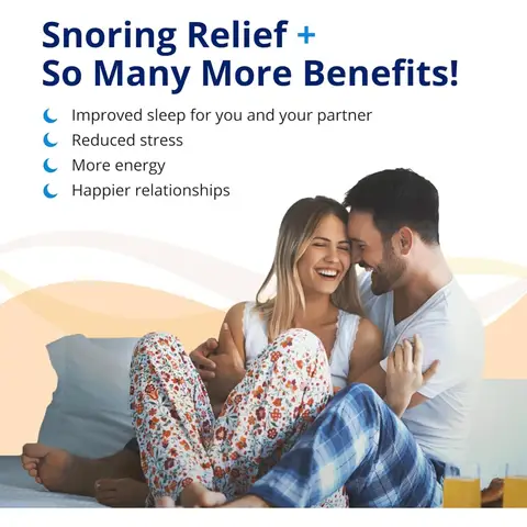 Anti Snoring Mouthpiece Comfort Size 2 Blue Medical Grade 1.61 x 4.21 x 5.4 inches