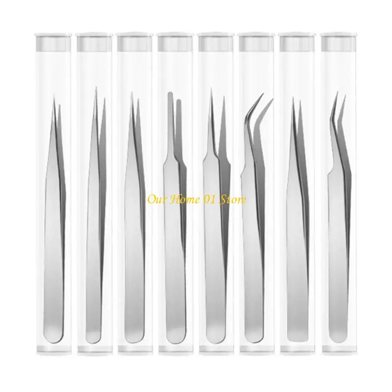 

M4YC Watch Hands Installation Work Tweezers Straight Handle Stainless Tweezers