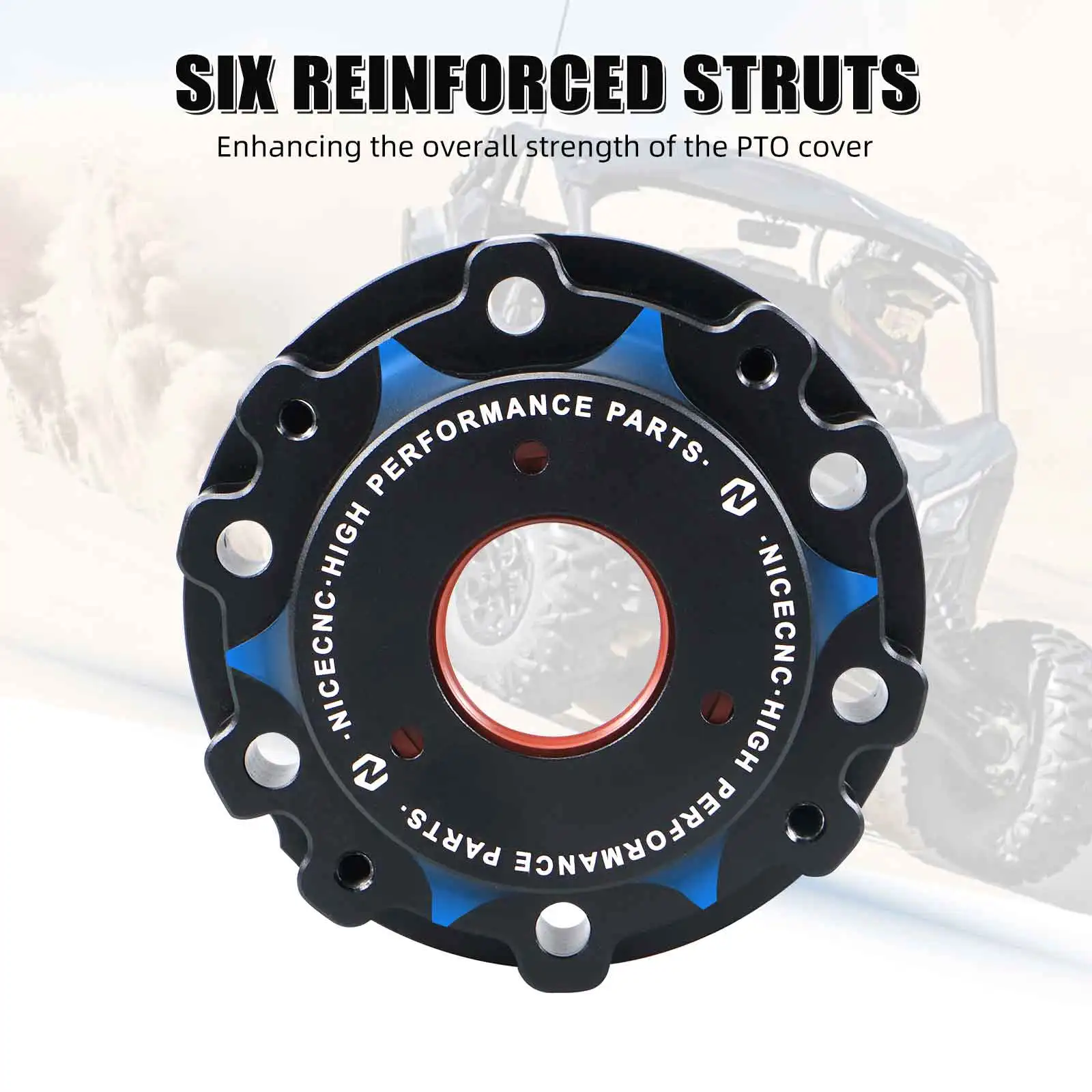 Protector de cubierta de PTO de motor UTV para Can Am Maverick X3 4x4 Turbo DPS X3 RR 4x4 XRS SMART-SHOX Turbo Premium 7075 piezas de aleación de aluminio